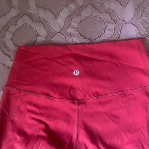 Red Align Leggings